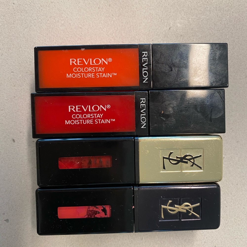 YSL and revlon lipgloss bundles